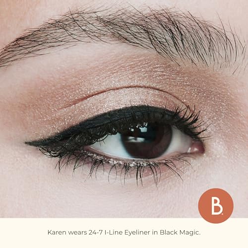 Beauty For Real I-Line 24-7 Eyeliner (Black Magic) & Hi-Def Mascara (Just Black) Set - Long-Wearing, Waterproof Gel Eyeliner + Defining & Volumizing Lash Definer - 1.1 oz