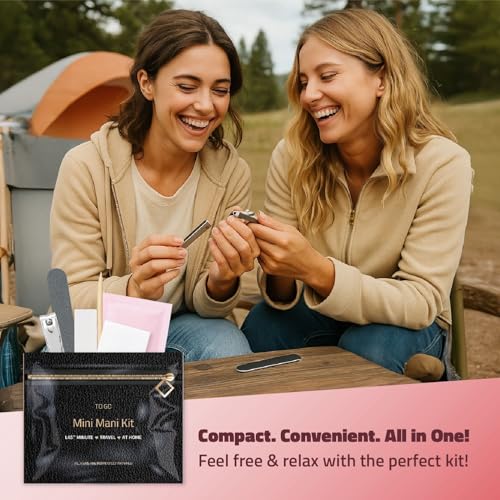 Disposable Manicure Kit ? One-Time Use Manicure Set with Nail Clipper, Buffer, File, Cuticle Stick & Remover Pad ? Hygienic Grooming Kit for Travel, Gift Bags, or Emergencies (5)