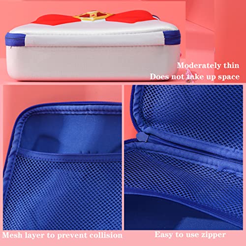 Cute Anime Cosplay Big Bow Top-Handle Purse Travel Shoulder Crossbody Bag for Women Girls