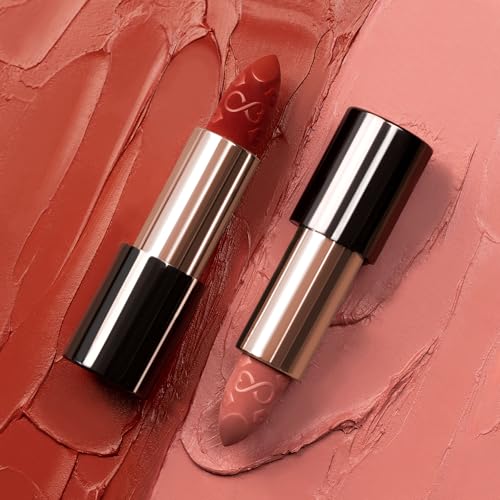 Colorbar Sinful Matte Lipcolor - Long Lasting Lipstick - Creamy Matte Lipstick Hydrates Lips - Preservative-Free - 001 Sin - 0.12 oz