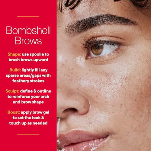Mirabella Ultra Fine Brow Pencil, Anti-Chip Waterproof Eyebrow Pencil - Smudgeproof, Blendable & Retractable Eyebrow Pencil to Define and Fill In Brows Naturally