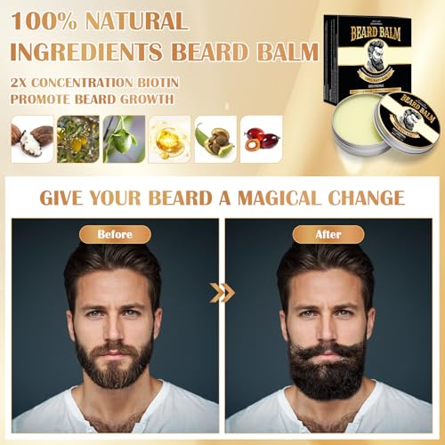 Beard Oil Beard Balm Kit for Men