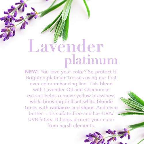 OGX Hydrate & Color Reviving + Luminescent Platinum Penetrating Oil, Lavender 3.3 Fl Oz