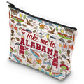 WZMPA Funny Snail Cosmetic Bag Snake Lover Gifts Snails Are Awesome I Am Awesome Therefore I Am A Snails Makeup Zipper Pouch Bag (Snail)