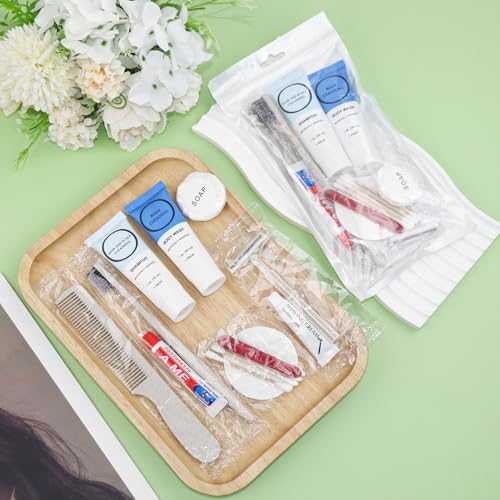 Toiletry Kits Homeless Personal Hygiene Care Package Kits Supplies In Bulk, Disposable Travel Size Essential Women Men Toiletries Set for Hotel,Charity,Camping,Travel (7.1 Inch, 40, Count)