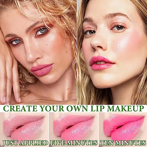 5 Pcs Aloe Vera Color Changing Lipstick for Women - Long Lasting Moisturizing Lip Gloss, Tinted Balm, Magic Temperature PH Changing Lip Stick