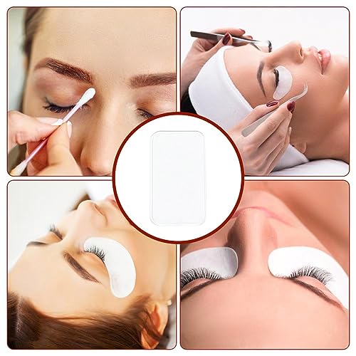 10 PCS Silicone Lash Pad Rectangle Eyelash Extension Pad for Eyelash Extensions Loose Lash Lash Grafting Gasket Pallet Reusable Silicone Pad Eyelash for Women and Lash Extension Supplies Tools