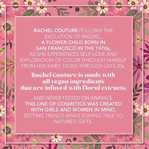 Rachel Couture Compact Blush Trio for All Over Radiant Glow | Infused with Hibiscus Extract | Vegan & Cruelty-Free - 0.32 Oz - Flushed