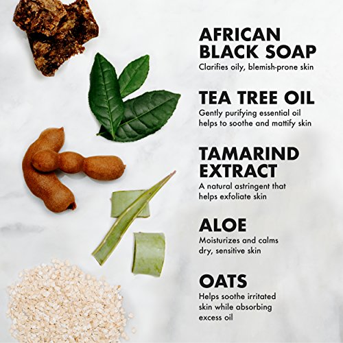 SheaMoisture African Black Soap Problem Skin Facial Mask, 4 Ounce