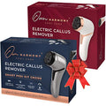 Own Harmony 2 Electric Foot Callus Removers with Vacuum and 6 Rollers Bundle - Professional Pedicure Tools for Pedi Feet Care Vac, Electronic Foot File CR2100 - Best for Hard, Dry, Cracked, Dead Skin