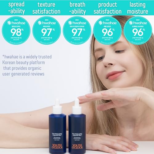 YOUTH O'CLOCK Time Rebooting Ampoule Shot (3.4 fl. oz. 100ml) Niacinamide 5%+Panthenol 10%