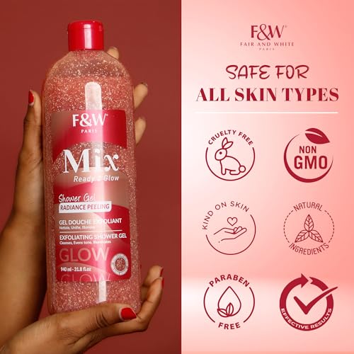 FAIR & WHITE MIX Exfoliating Shower Gel 940ml