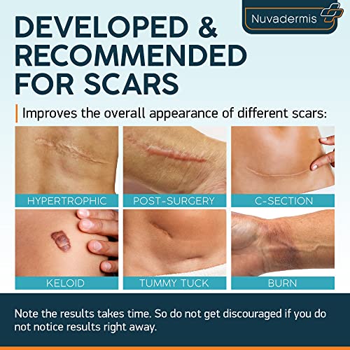 NUVADERMIS Repair Bundle- Urea Cream 40 Percent for Feet, Foot Repair Lotion + Silicone Scar Sheets for Surgical Scar Treatment