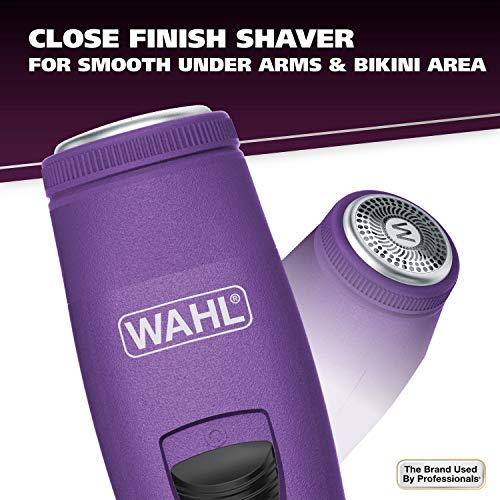 Wahl Pure Confidence Rechargeable Electric Trimmer, Shaver, & Detailer for Smooth Shaving & Trimming of The Face, Underarm, Eyebrows, & Bikini Areas ? Model 9865-100
