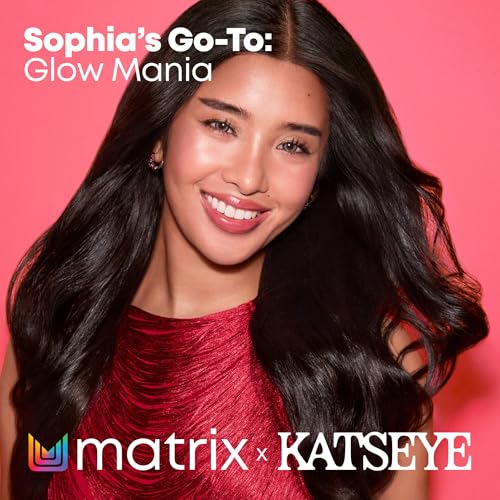 MATRIX Glow Mania Conditioner - Enhances Shine and Moisturizes, Preserves and Protects Color Vibrancy, For Dull and Color-Treated Hair, Sulfate-Free, With Glycolic Acid & Rosehip Oil