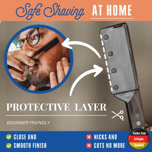 GEC 2-in-1 Electric Shaving Razor, Rechargeable Razor with LED Display, Men's Beard Trimmer for Facial Beauty Products, Bald Head haircutting, Metal Body
