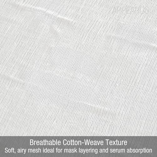 Appearus 100% Cotton Facial Gauze Sheets ? Uncut, 100 Count ? Professional Spa Quality for Customizable Facial Treatments