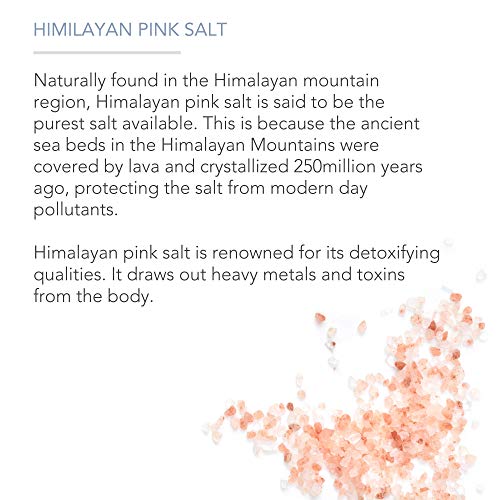 Pure Body Naturals Himalayan Salt Scrub, 12 ounces | Natural Face, Body, Hand, Foot and Skin Exfoliator | Facial Exfoliating Pink Salt with Sweet Almond Oil, Jojoba Oil, Vitamin E, and Aloe Vera