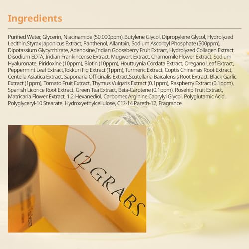 Shift4 10 Elements Vita Serum 50ml ¦­ Vitamin Complex 10 Percent ¦­ Niacinamide 5 Percent ¦­ Daily Soothing Facial Serum ¦­ For Sensitive Skin ¦­ Non Irritating pH Balanced Skincare