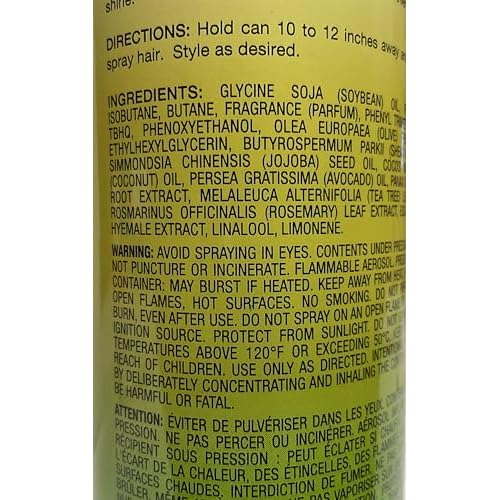 African Pride Olive Miracle Growth Sheen Spray, 8 Ounce