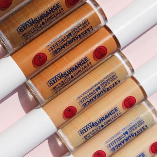 J.Cat Beauty Staysurance Water-Proof, Zero-Smudge Concealer, Combats Dark Circles, Redness and Small Imperfections, Lightweight, Buildable Formula, Cappucino