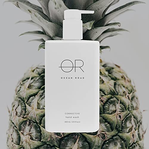 OCEAN ROAD White Hand Wash 13.5 fl oz - Gentle and Hydrating Liquid Hand Soap with Australian Botanicals ? Nourishing, Vegan & Australian Made Formula for Soft, Clean Hands
