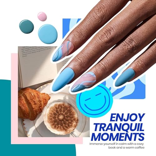 Beetles Gel Nail Polish Kit with U V Light, 68 Pcs Gel Nail Kit 35 Colors Emotional Spectrum with Base Matte&Glossy Top Coat Soak Off Nails Supplies Manicure Set Home Salon Gifts for Women Teen Girl