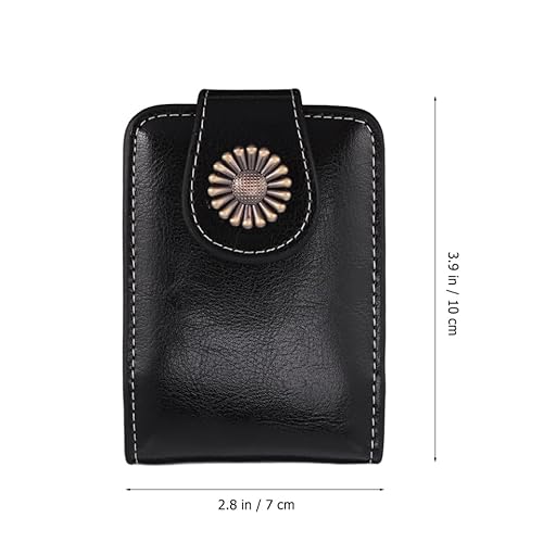 VALICLUD Lipstick Case with Mirror Portable Lipstick Holder for Purse Compact Lip Gloss Carrying Pouch for Travel and Makeup Touch-Ups Small Lip sticks Pouch Organizer 4.33X3.14X1.18In