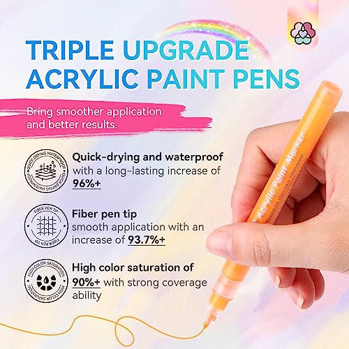 Saviland Nail Art Supplies with 12pcs Nail Art Pens Set and Practice Hand for Acrylic Nails