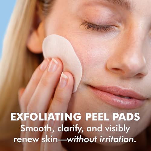 Skyn ICELAND Nordic Skin Resurfacing Facial Pads With AHA and BHA. Exfoliating & Clarifying Peel Targets Fine Lines and Discoloration Without Irritation. 60 Pads
