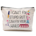 MNIGIU ITYSL TV Show Inspired Gift I¡¯m the Tiredest I¡¯ve ever Been Makeup Zipper Pouch for Tim Fans (Tiredest), Medium