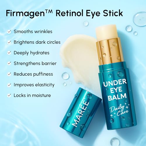 MAREE Under Eye Balm Stick with Retinol & Ceramide Complex 2 PACK ? Facial Moisturizer ? Under Eye Stick, Hydrating Face Skincare