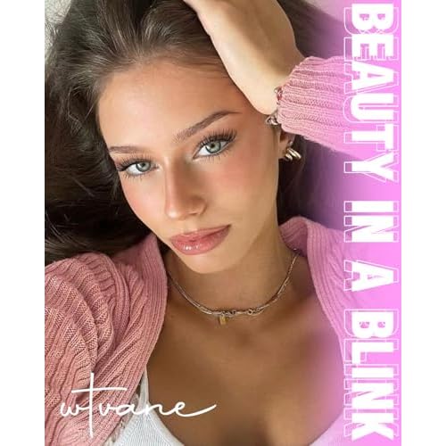 Natural Lash Clusters Kit Wispy Eyelash Clusters Short 8-10-12mm Lash Extensions Kit Invisible Band Lashes Clusters Kit C-Curl Individual Lashes Short Cluster Eyelash Extensions for Glasses