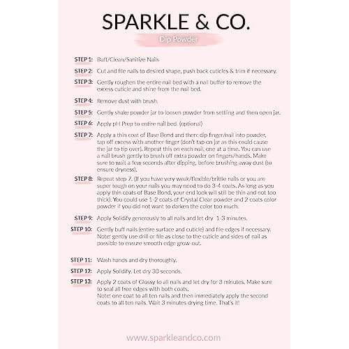Sparkle & Co. Dip Powders ? Secret Menu: Black Seaglass (Black with Opal Flakes) 1 Ounce Dipping Powder Jar For Manicure DIY Winter Shade, No Lamp Needed