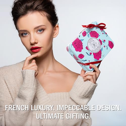La Chatelaine Aqua Hand Cream Trio and Luxury Soap Trio Gift Sets l Made in France | Plant-Based | Enriched with Organic Shea Butter (Coconut Milk, Shea, Sweet Almond)