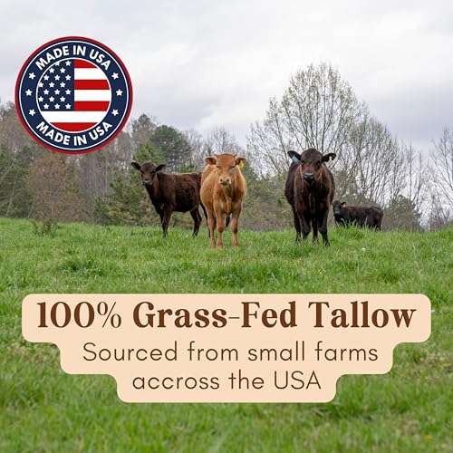 Tallow Balm for Face & Body ? Grass-Fed Beef Tallow Moisturizer for Sensitive Skin, Infused with Botanicals, Papaya, Manuka Honey & Astaxanthin