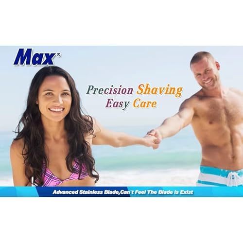 Max A Series Premium 5 Blades Sincere Care Comfort Easy Clean Razor Blades for Men Shaving. 5 Layer Floating Blades with Pivoting Design Head for Directional Shaving. 3 Pack.