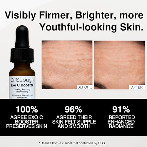 Dr Sebagh Exo C Booster (0.17fl oz) - Advanced Exosomes Serum with Next-Generation Vitamin C - Medical Grade Skincare for Anti-Ageing, Firmness & Radiance - Exosomes for Skin Renewal & Pore Refinement