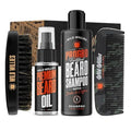 Wild Willies Beard Care Kit for Men - Beard Grooming Set with Oil, Shampoo, Comb & Brush - Men¡¯s Care Set
