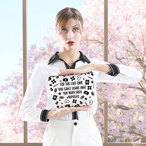 BWWKTOP Country Singer Makeup bag Singer Lyrics Gift Here's Your One Chance Fancy Don't Let Me Down Musical Makeup Zipper Pouch Bag Country Music Merchandise (Let Me Down)