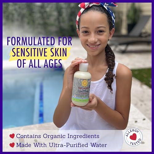 California Baby Super Sensitive Hair Conditioner | 100% Plant-Based | Fragrance Free Conditioner | Rinse-out or Leave in Conditioner | 251 mL / 8.5 oz