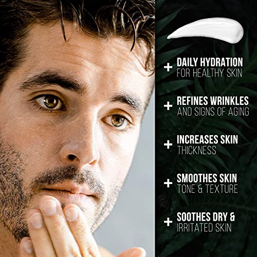 RUGGED & DAPPER - Daily Power Scrub Facial Cleanser and Age Defense Face Moisturizer Bundle