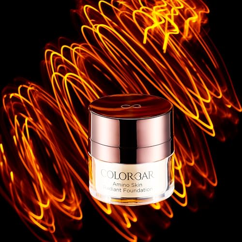 Colorbar Amino Skin Radiant Foundation - Liquid Foundation Makeup - Medium to Full Buildable Coverage Hydrating Foundation - 004 Rose Mild - 0.5 oz