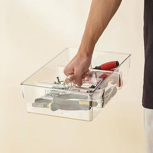 RS ONE Multifunctional Storage Box | Perfect Storage Organization cosmetic box holder, suitable for kitchen,countertop dressing table and bathroom table storage