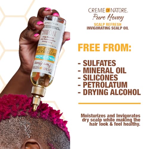 Creme of Nature Pure Honey Scalp Oil (Pack of 2)