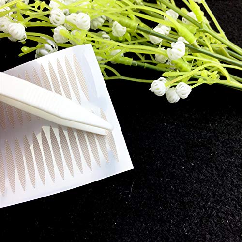 20 Pcs Mini Plastic Tweezers Clips Portable Eyelid Tape Sticker Tweezer Makeup Tool for Contact Lenses Double Eyelid Stickers Facial Masks