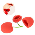 Lip Pump Device Silicone,Portable Hot Cherry-Shaped Lip Plumping Enhancer Lip Enhancement Plumper Quick Device Beauty Tool