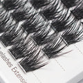 ¡æVayator False Eyelashes 8-20mm To Choose D Curl Extension Reusable Eyelashes Fluffy Wispy Lightweight Natural False Eyelashes Thick Individual grafting false lash (C#-12mm)