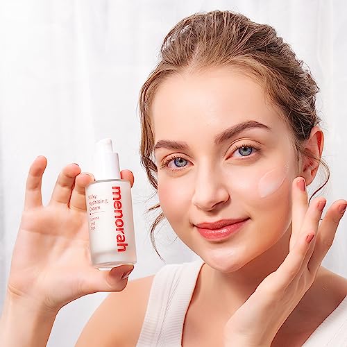 menorah Milky Hydrating Cream with Lemna & Oat ? Ultra Lightweight, Soothing & Moisturizing Facial Lotion for Sensitive & Dry Skin, Daily Hydration & Comfort