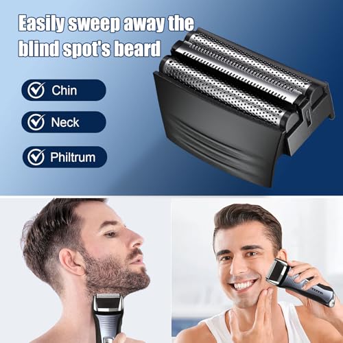 Shaver Replacement Foil Compatible with Remington TITANIUM-X Flex & Pivot Foil and Cutter F5800 & F7800,3packs